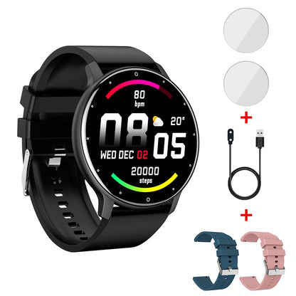 Smart Watch CanMixs novo de 2022, para mulheres e homens, esportivo, rastreador de fitness, monitor de sono e frequência cardíaca, à prova d'água, compatível com IOS e Android.