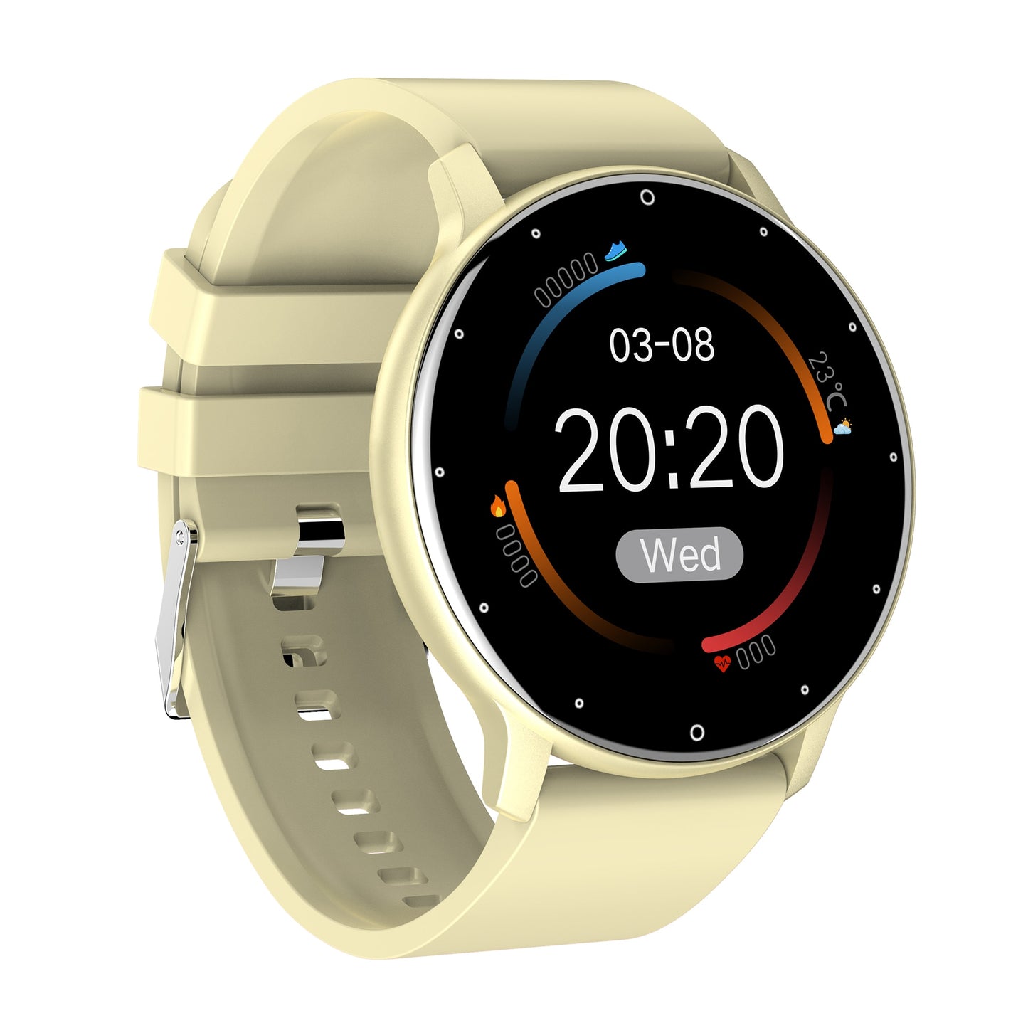 Smart Watch CanMixs novo de 2022, para mulheres e homens, esportivo, rastreador de fitness, monitor de sono e frequência cardíaca, à prova d'água, compatível com IOS e Android.