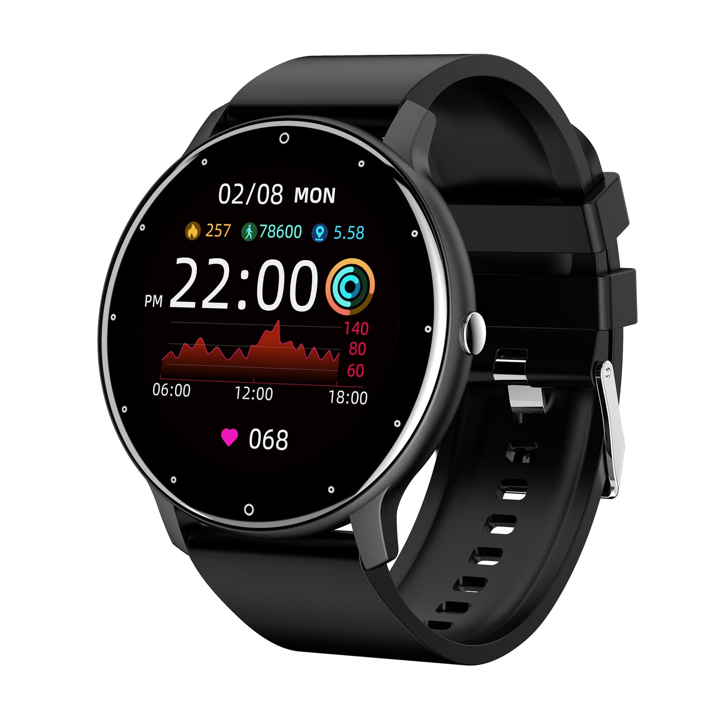 Smart Watch CanMixs novo de 2022, para mulheres e homens, esportivo, rastreador de fitness, monitor de sono e frequência cardíaca, à prova d'água, compatível com IOS e Android.